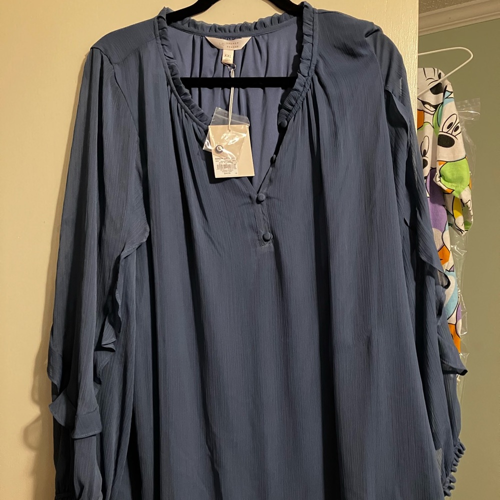 Lauren Conrad Sheer blouse